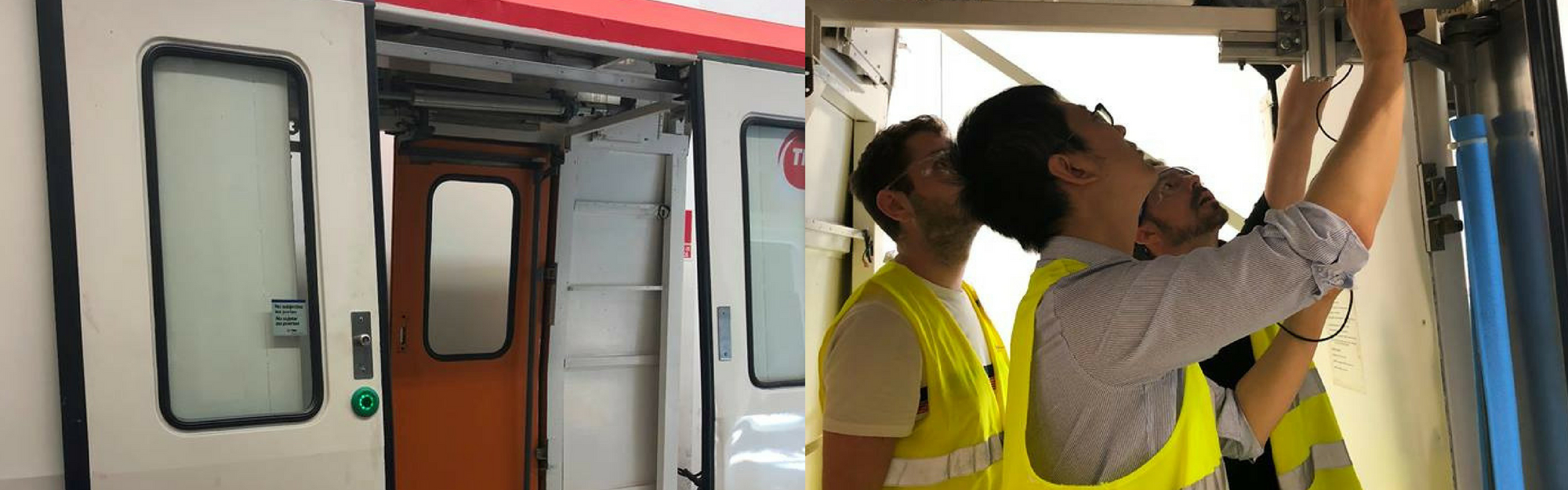 Project news: VA-RCM: The consortium behind the VA-RCM project visit Faiveley Transport in Reus (near Barcelona) to perform tests with the system